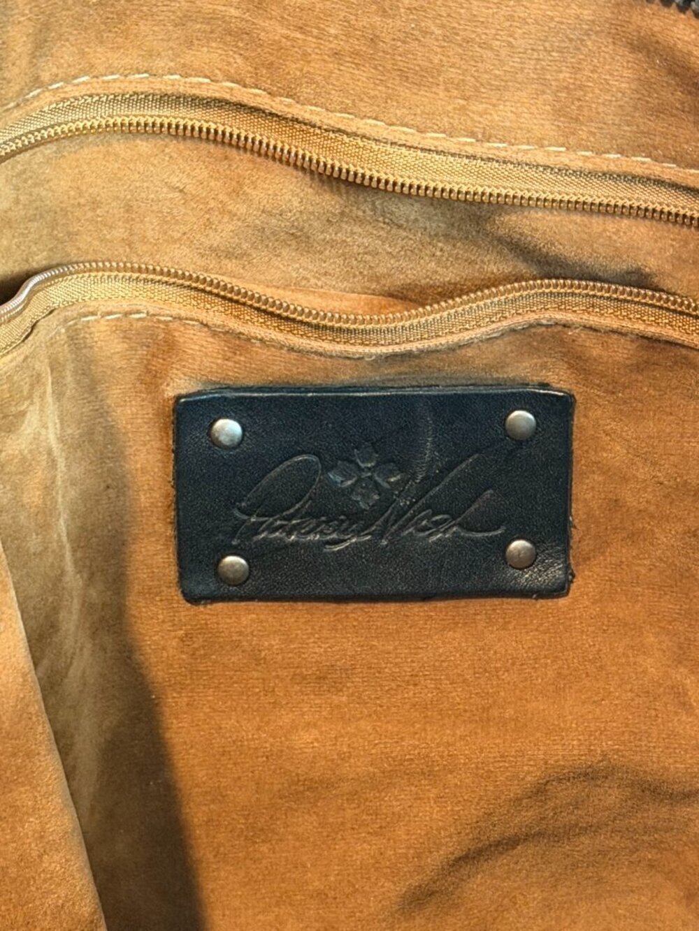 Patricia Nash Black Leather Poppy Satchel Heritage Collection - Picture 7 of 12